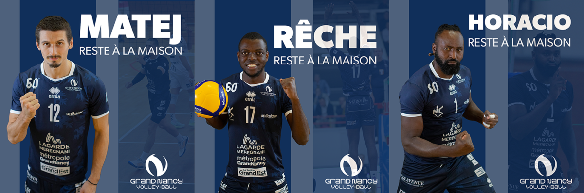 Prolongation De Trois Joueurs Clés Du Grand Nancy Volley-Ball Pour La ...