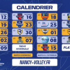 Le calendrier est sorti !