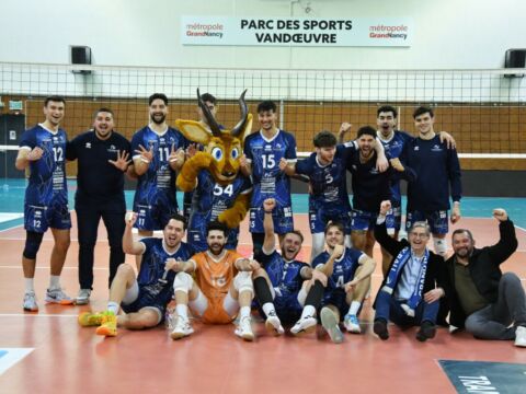 Le Grand Nancy Volley-Ball enchaîne une cinquième victoire consécutive !